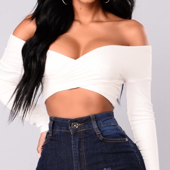 Fashion Nova | Tops | White Long Sleeve 